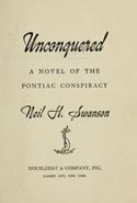 Unconquered, a Novel of the Pontiac Conspiracy